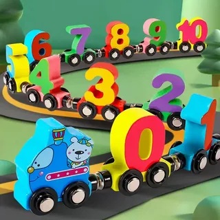 Miniatura 2 de Tren Magnético de Números